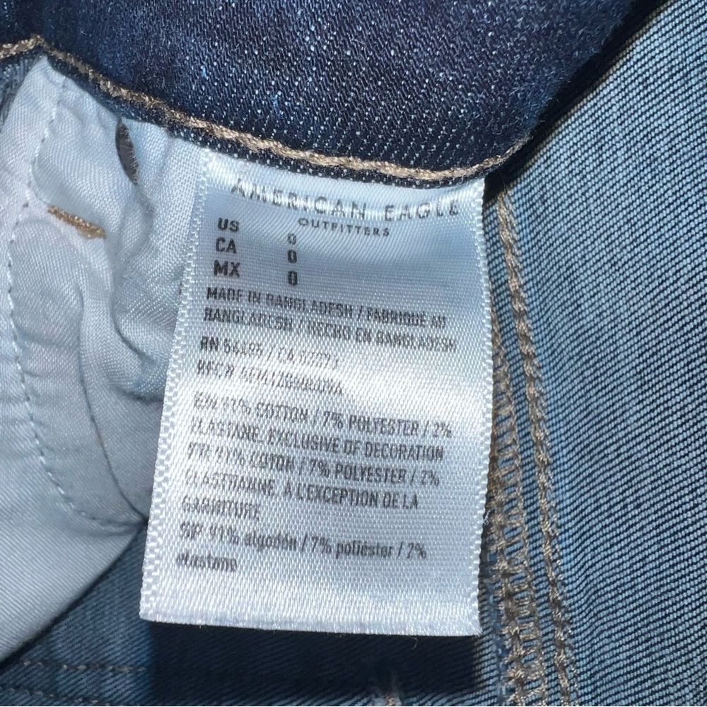 American Eagle Hi-rise shorts size 0 - Picture 3 of 6